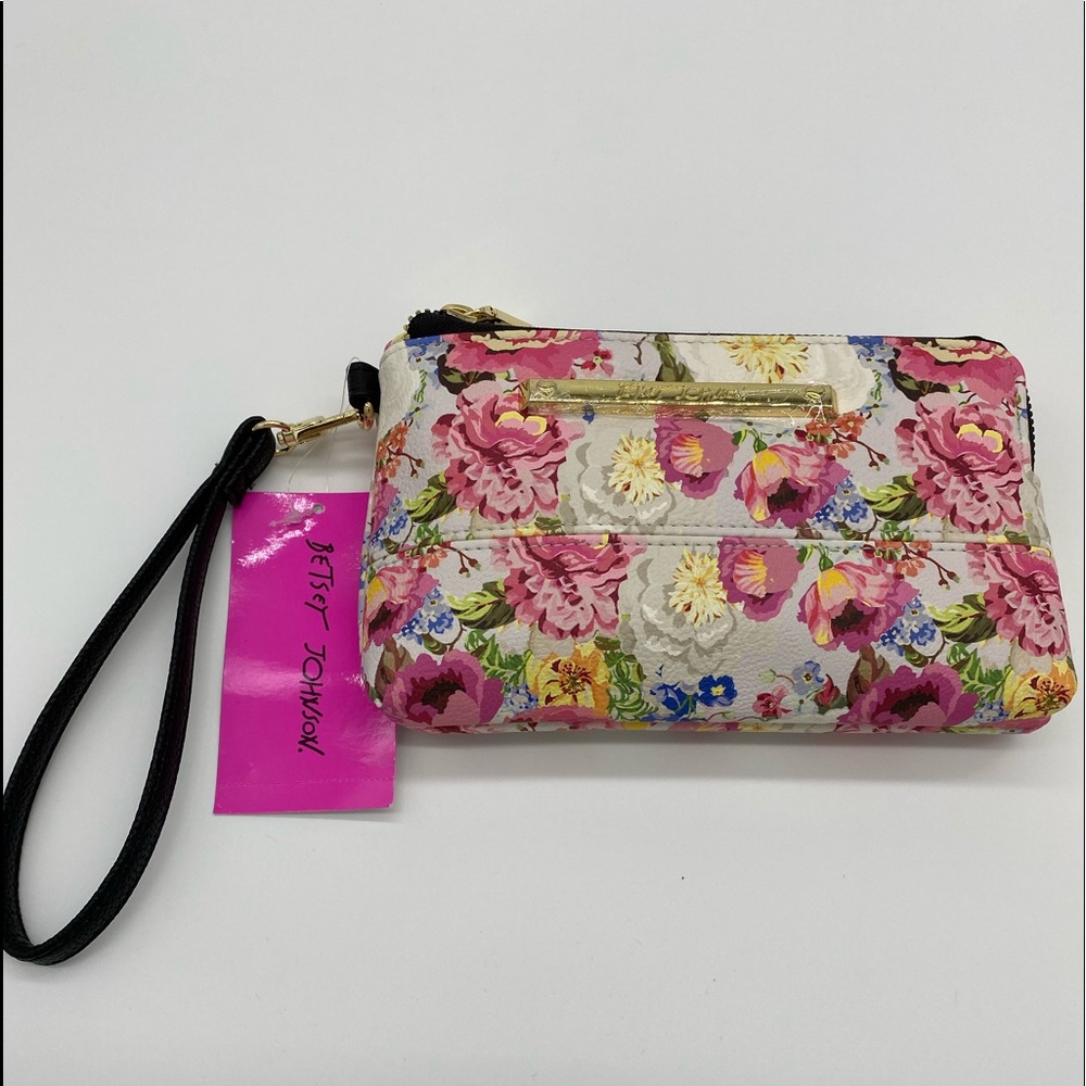 NWT 🎀 Betsey Johnson Wristlet Pouch Double Zipper
